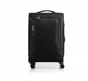 Чемодан American Tourister DB7 20" [55х36х24 см, текстиль, 38л, 2кг, черный]