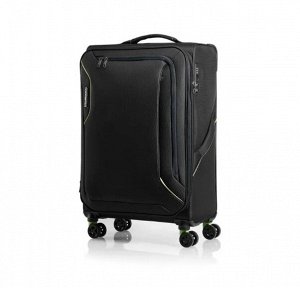 Чемодан American Tourister DB7 20" [55х36х24 см, текстиль, 38л, 2кг, черный]