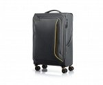Чемодан American Tourister DB7 20&quot; [55х36х24 см, текстиль, 38л, 2кг, серый]