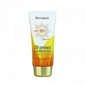 DEOPROCE UV DEFENCE SUN cream Легкий увлажняющий солнцезащитный крем SPF50+ PA+++ 70 гр