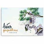 Альбом для рисования А4, 24 л, блок - белый офсет 120 г/м2,