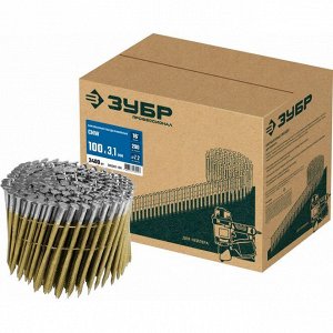 Барабанные гвозди рифленые 100 х 3.1 мм