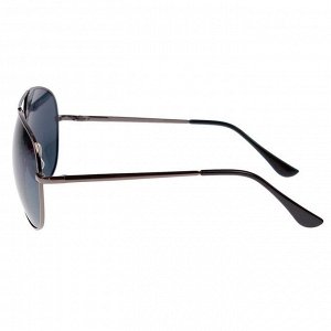 Очки солнцезащитные "Мастер К", дужка 12 см, ширина 14 см, 5.5 х 6.5 см, черные