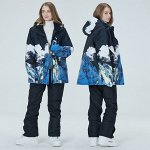 Женские лыжные костюмы с принтом