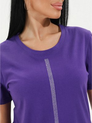 Lovetex Шик футболка женская (фиолетовый)