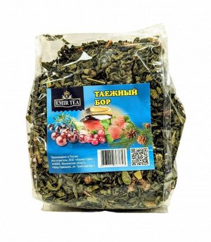 Emir Tea Зеленый чай листовой Таежный бор 250 грамм