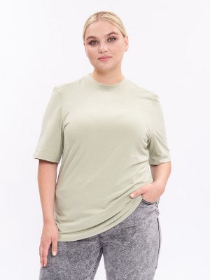 Футболка из хлопка FU21502GRN67