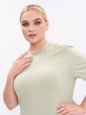 Футболка из хлопка FU21502GRN67
