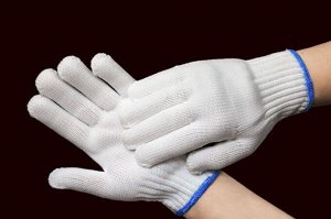 Перчатки, х/б, 10 класс без ПВХ, 4 нити, плотность 600