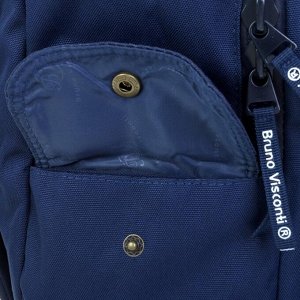 Рюкзак молодёжный Bruno Visconti 40 х 30 х 17 см, «Лондон», синий