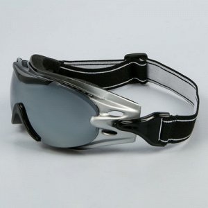 Очки спортивные "Koestler" KO-919-2, линзы тёмные, оправа серебро