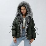 Женское зимнее пальто с мехом