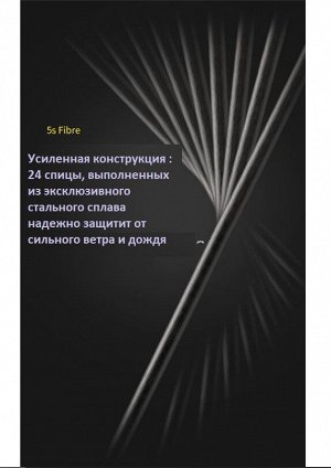 Зонт Зонт - трость премиального сегмента.&nbsp;Характеристики:- количество сложений-1- размер: см.фото- количество -спиц: 24
- усиленная особопрочная конструкция с системой &quot; антишторм&quot;
- ст