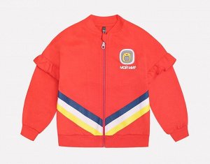 Куртка для девочки Crockid КР 300592 ярко-красный1 к199