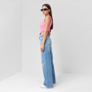 Джинсы женские палаццо MIST: Denim (27) 42-44, голубые
