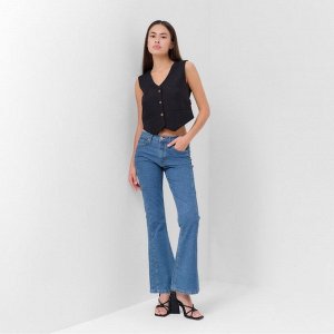 Джинсы женские клёш MIST: Denim (28) 44, синие
