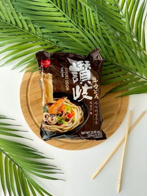 Лапша Удон со вкусом морепродуктов Sanuki Udon Seafood 642г