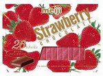 Шоколад молочный  с клубничной начинкой, Meiji, 120 гр