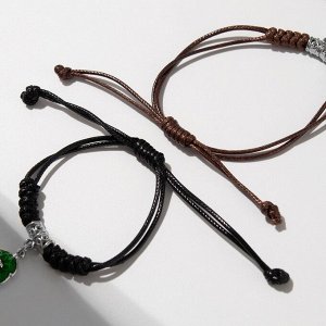 Браслеты парные «Неразлучники» божья коровка, цветные, L=12.5 см
