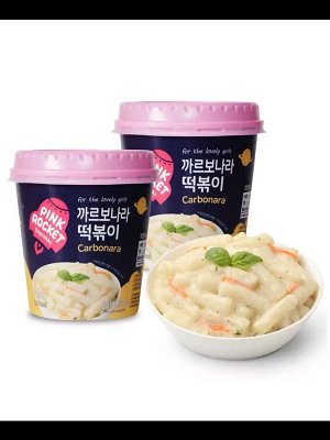 Рисовые клецки с соусом карбонара Pink Rocket Carbonara, 120гр