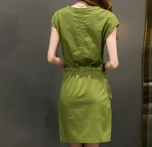 Платье зелёное
