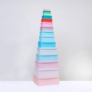 Набор коробок 15в1 «Нежность» 47.5x36x17.5 - 13x8x4.5 см