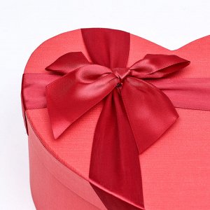 Набор коробок 3 в 1 сердца 31 x 28 x 13,5; 27 x 24 x 12; 23 x 20 x 10,5 см