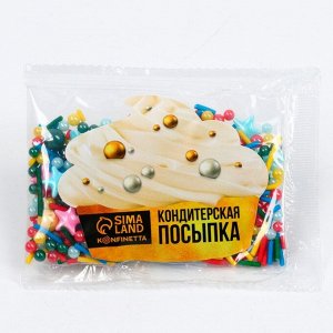 Кондитерская посыпка новогодняя для торта, 25 г.