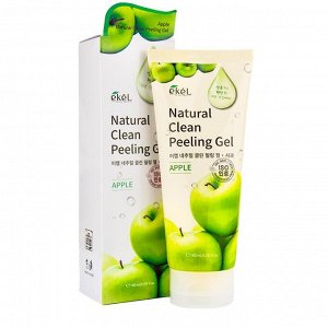 EKEL PEELING GEL APPLE Гель скатка д/ лица с экстрактом зеленого Яблока, д/всех типов кожи 100мл/Корея