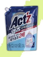 Концентр. гель &quot;Act&#039;z&quot; для стирки, для машин с вертик. и гориз. загрузкой (для повсед загрязн) 2,2 л