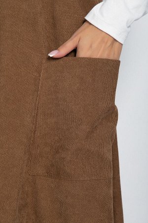 LT Collection Сарафан В стиле бохо (коричневый) П10628
