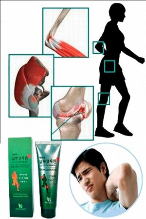 Juno Cactus Glucosamine Massage Body Cream Массажный крем с глюкозамином