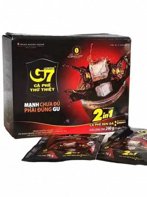 Кофе натуральный РАСТВОРИМЫЙ 2в1, (15 пач.*16гр.) Т.М. Чунг Нгуен