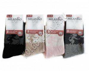 Женские хлопковые носки с махрой (6) milanko