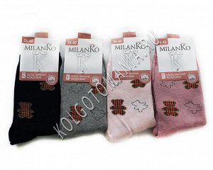 Женские хлопковые носки с махрой (2) milanko