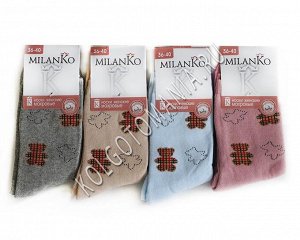 Женские хлопковые носки с махрой (2) milanko
