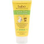 Babo Botanicals, Прозрачный солнцезащитный крем с цинком, SFP 30+, без запаха, 89 мл (3 fl oz)