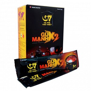 Кофе РАСТВОРИМЫЙ G7 крепкий Gu Manh X2 (12*25г) Trung Nguyen