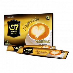Кофе РАСТВОРИМЫЙ капучино Лесной орех G 7( 3 в 1) (12 пач. * 18 гр.) Т.М. Чунг Нгуен