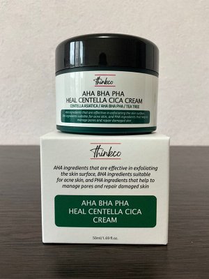 Thinkco Крем для лица восстанавливающий с AHA BHA PHA кислотами, 50 мл