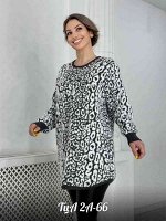 Женская туника. Ткань Альпака( 60% cotton, 10% viscose, 30% wool)
