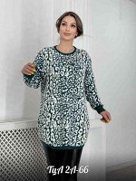 Женская туника. Ткань Альпака( 60% cotton, 10% viscose, 30% wool)
