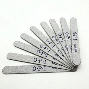 Пилка 100/180 овальная серая тонкая OPI