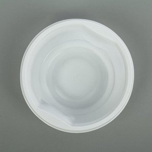 Набор одноразовыx тарелок для супа, 475 мл, 12 шт, цвет белый