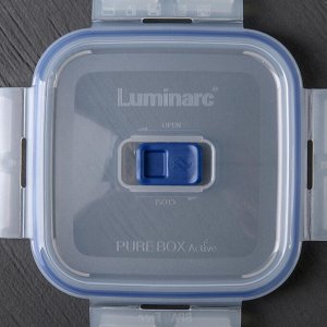 LUMINARC Контейнер квадратный Pure Box Active, 760 мл
