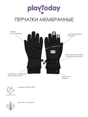 Перчатки текстильные для мальчиков