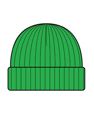 Шапка трикотажная для девочек