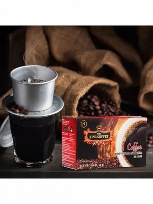 Кофе натуральный РАСТВОРИМЫЙ порошкообразный (15 пач.*2гр.) Т.М.  «King Coffee»