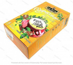 Кофе РАСТВОРИМЫЙ 3 в 1 Капучино Ваниль (12 пач.*20г) Т.М. «King Coffee»