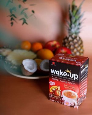 Кофе РАСТВОРИМЫЙ "Wake-up" со вкусом Лювака (3 в 1) (18 пач.* 17 гр.) Т.М. «Vinacafe»